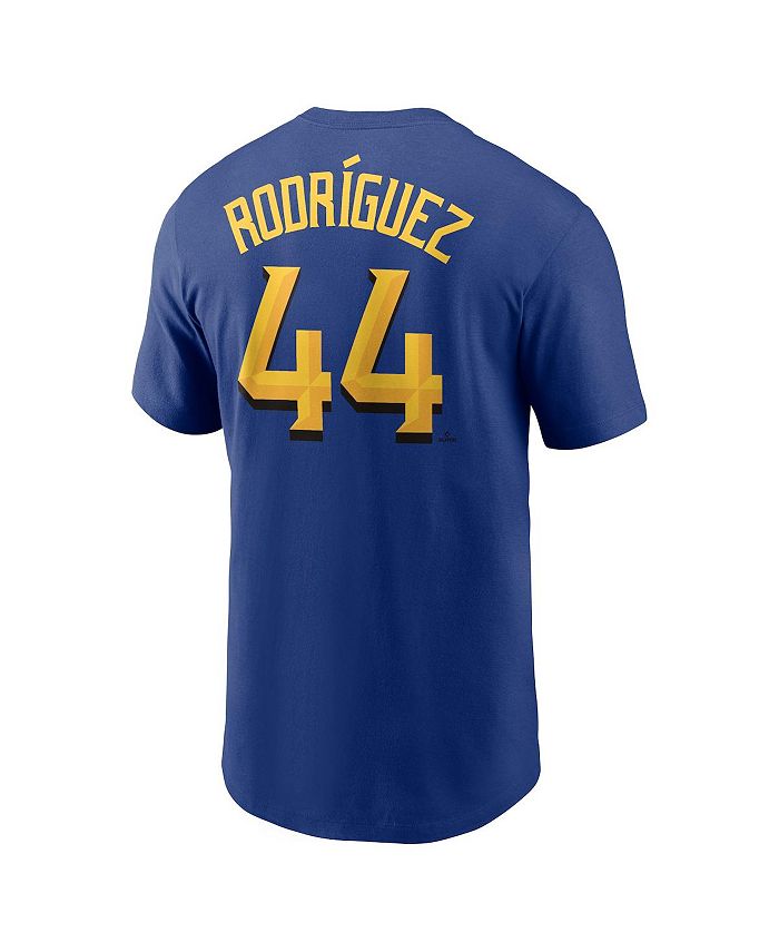 Men's Nike Julio Rodriguez Heathered Gray Seattle Mariners Name & Number T-Shirt in Heather Gray