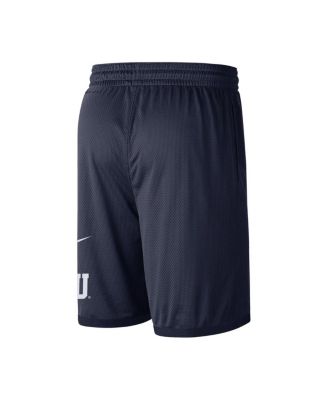 Men's Navy West Virginia Mountaineers Wordmark Performance Shorts