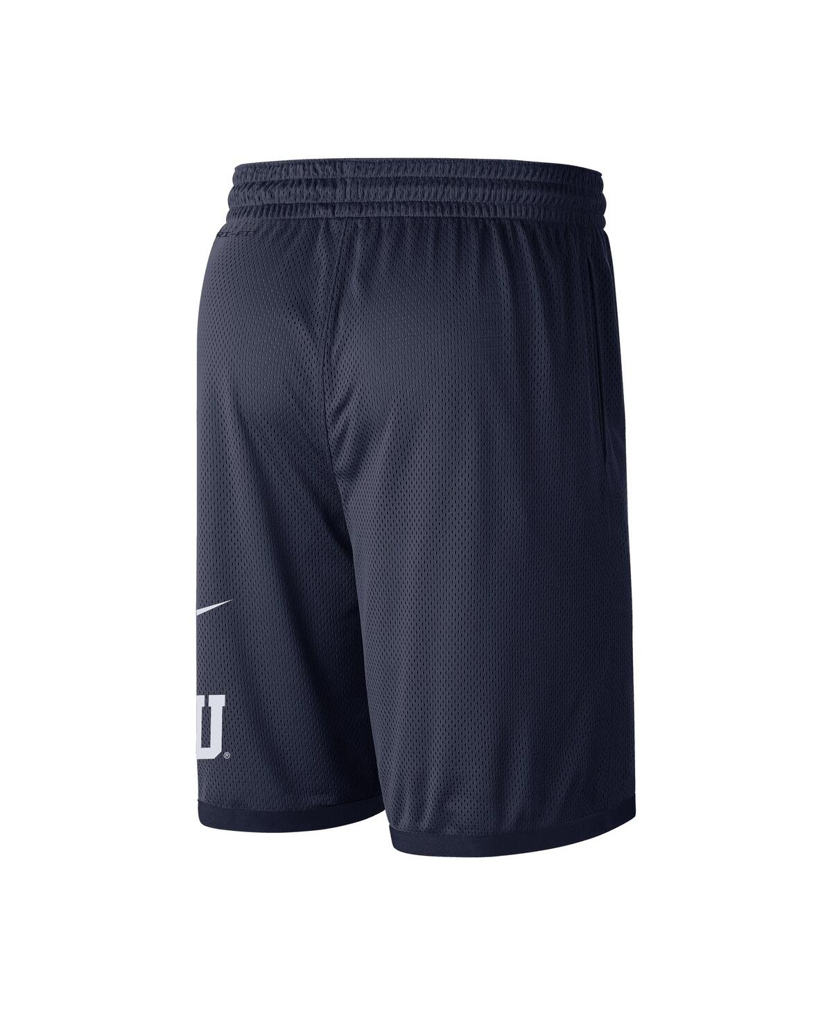 NIKE MEN'S NIKE NAVY WEST VIRGINIA MOUNTAINEERS WORDMARK PERFORMANCE SHORTS