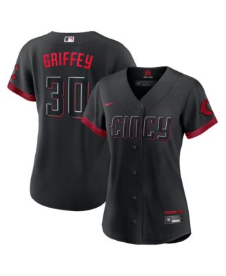 売れ筋商品|||ナイキ カットソー トップス レディース Women's Black Cincinnati Reds Ken Griffey Jr. 2023 City Connect Replica Player Jersey Black Nike Women's Black Cincinnati Reds Ken Griffey Jr. 2023 City