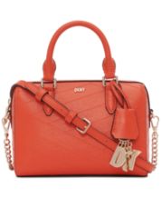 DKNY Shane Small Drawstring Signature Logo Bucket Bag - Macy's