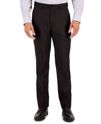 A|X Armani Exchange - Men's Merlot Slim-Fit Wool Suit Pants