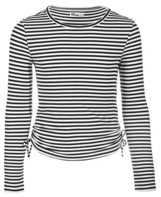 Epic Threads - Big Girls Ribbed-Knit Striped Top with Ties