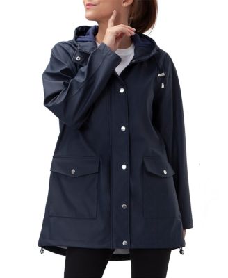 Women's Waterproof Rain Coat Rubberized Jacket