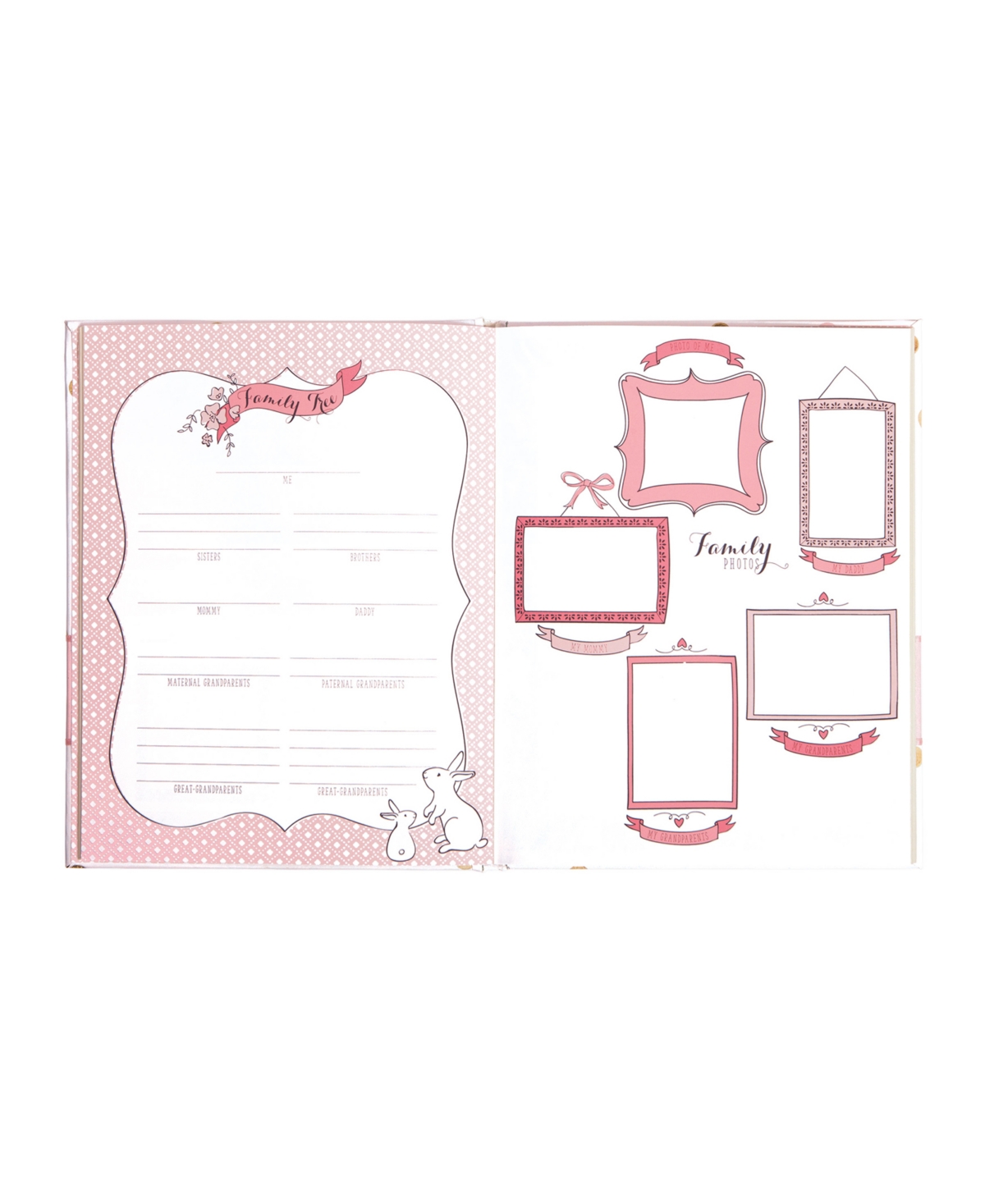 Carter's for Cr Gibson Baby Girls Sweet Sparkle Baby Memory Book