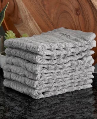 Solid Woven Dish Cloth, Set of 6