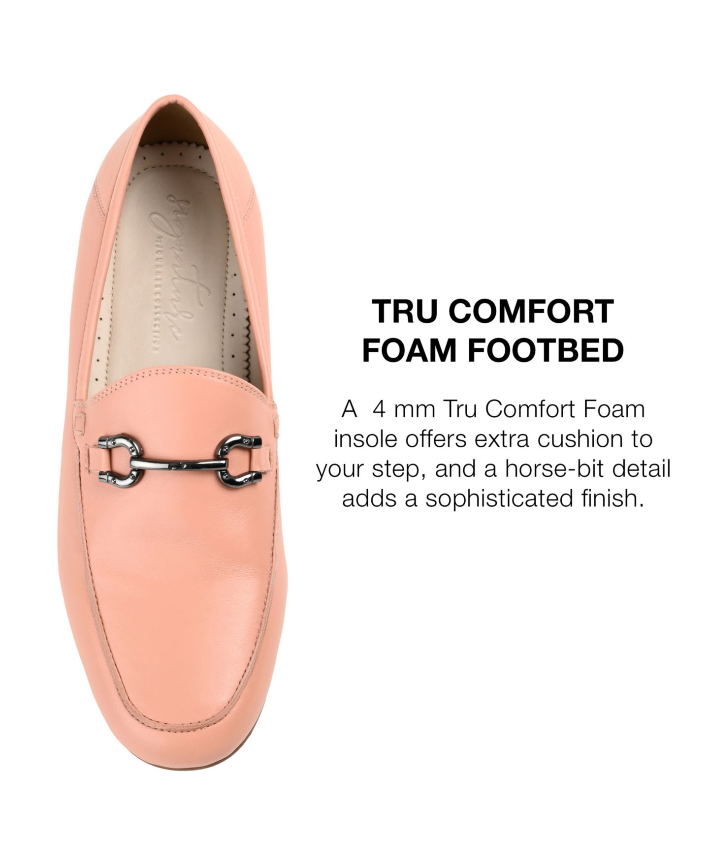 Женские туфли Journee Signature Giia Tailored Slip On, цвет: Розовый — фото 8
