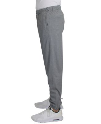 Men's Moisture Wicking Performance Joggers with Reflective Trim Ankle Zippers