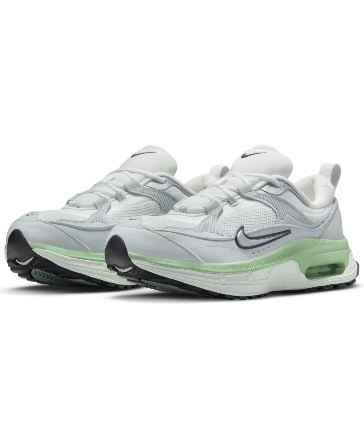 Nike Air Max Bliss Sneaker In White/metallic Silver