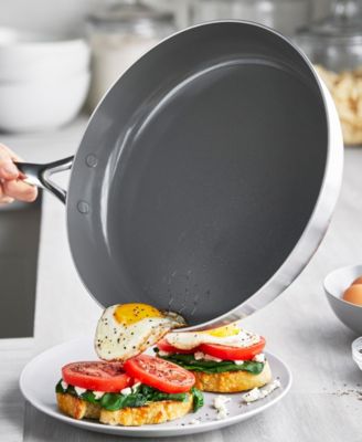 GP5 Stainless Steel Healthy Ceramic Nonstick Covered 12" Fry pan