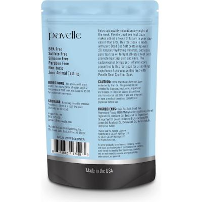 Foot Salts for Foot Bath, Dead Sea Salt Spa, Mountain Spring