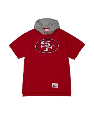 Mitchell & Ness Men's Scarlet San Francisco 49ers Postgame Short Sleeve ...