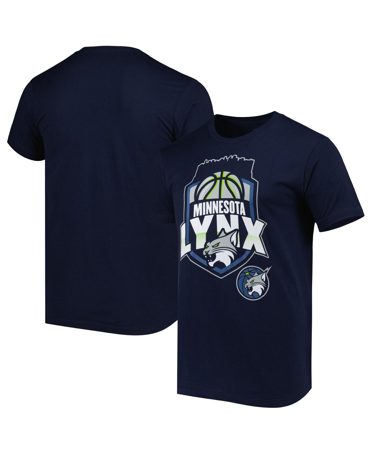 Stadium Essentials Men's And Women's  Navy Minnesota Lynx Crest T-shirt