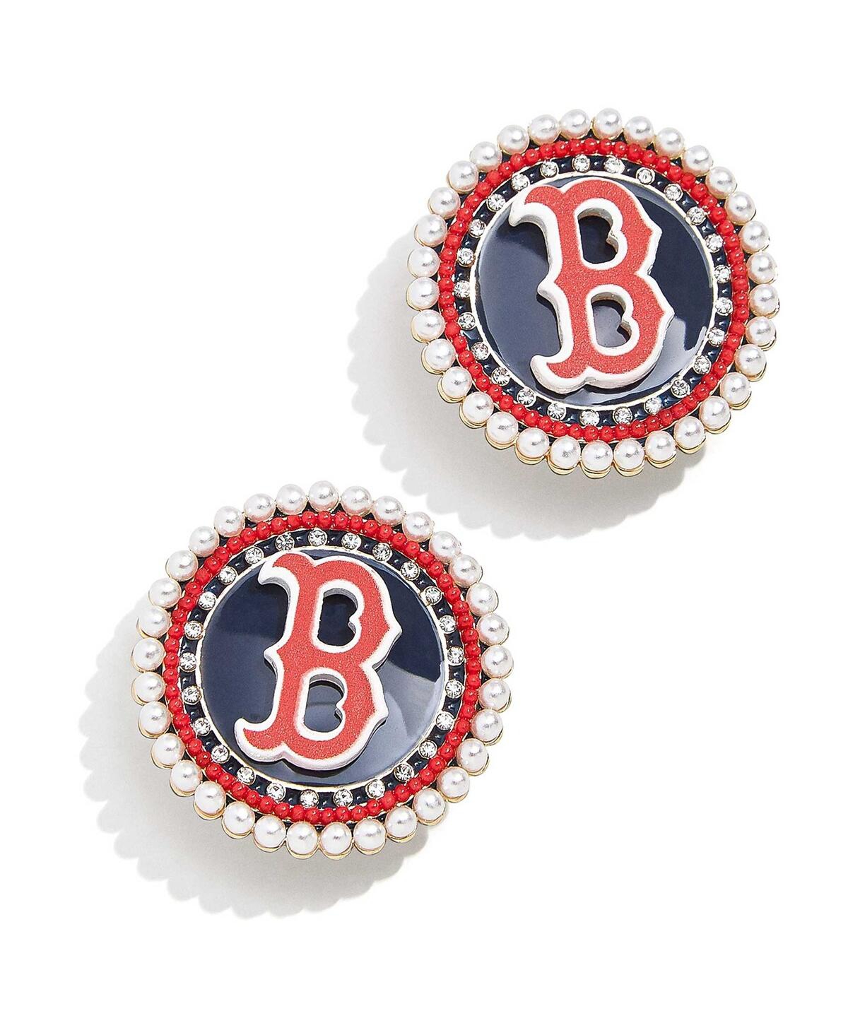 Baublebar Women's  Boston Red Sox Statement Stud Earrings In Multi