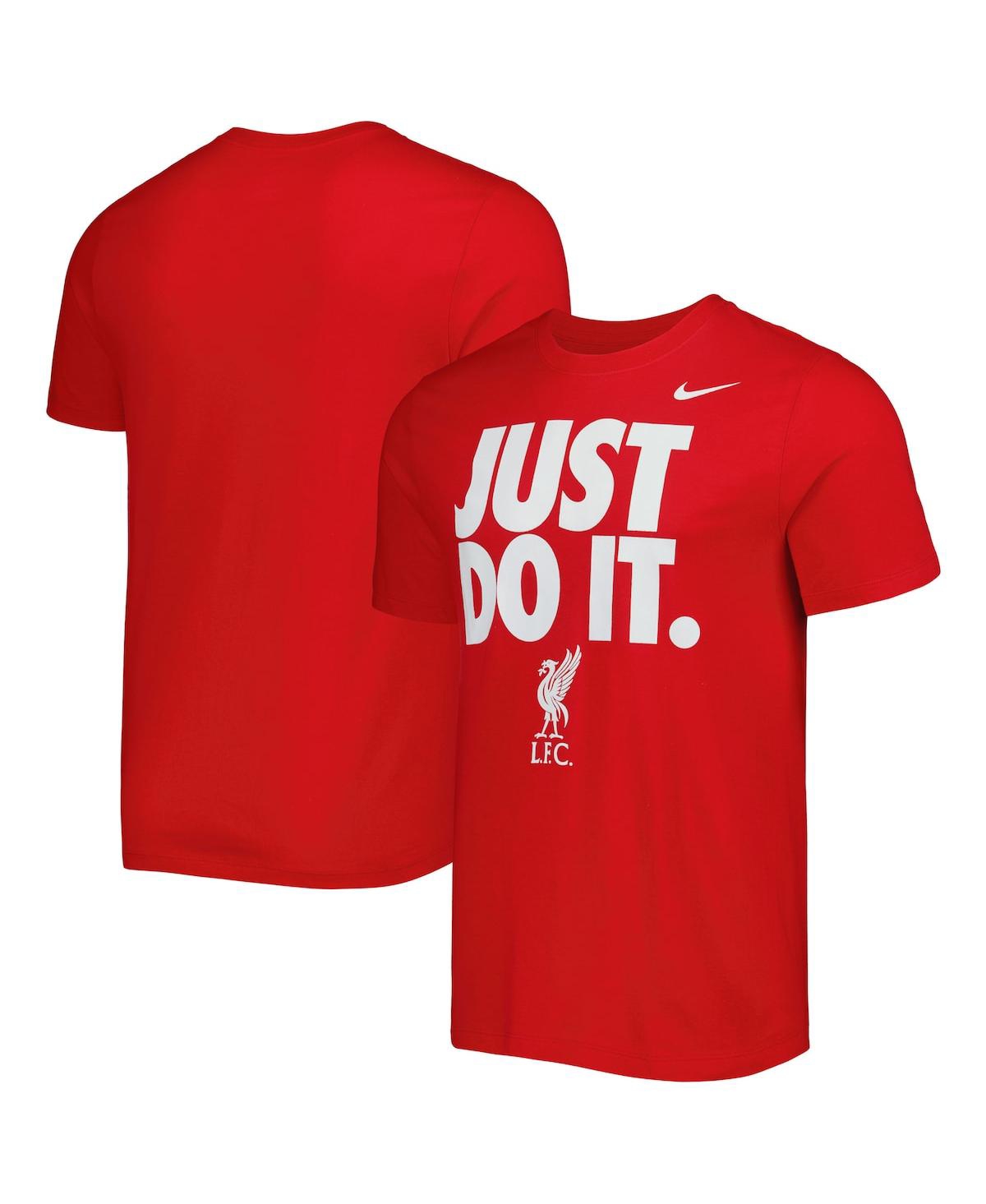 NIKE MEN'S NIKE RED LIVERPOOL JUST DO IT T-SHIRT