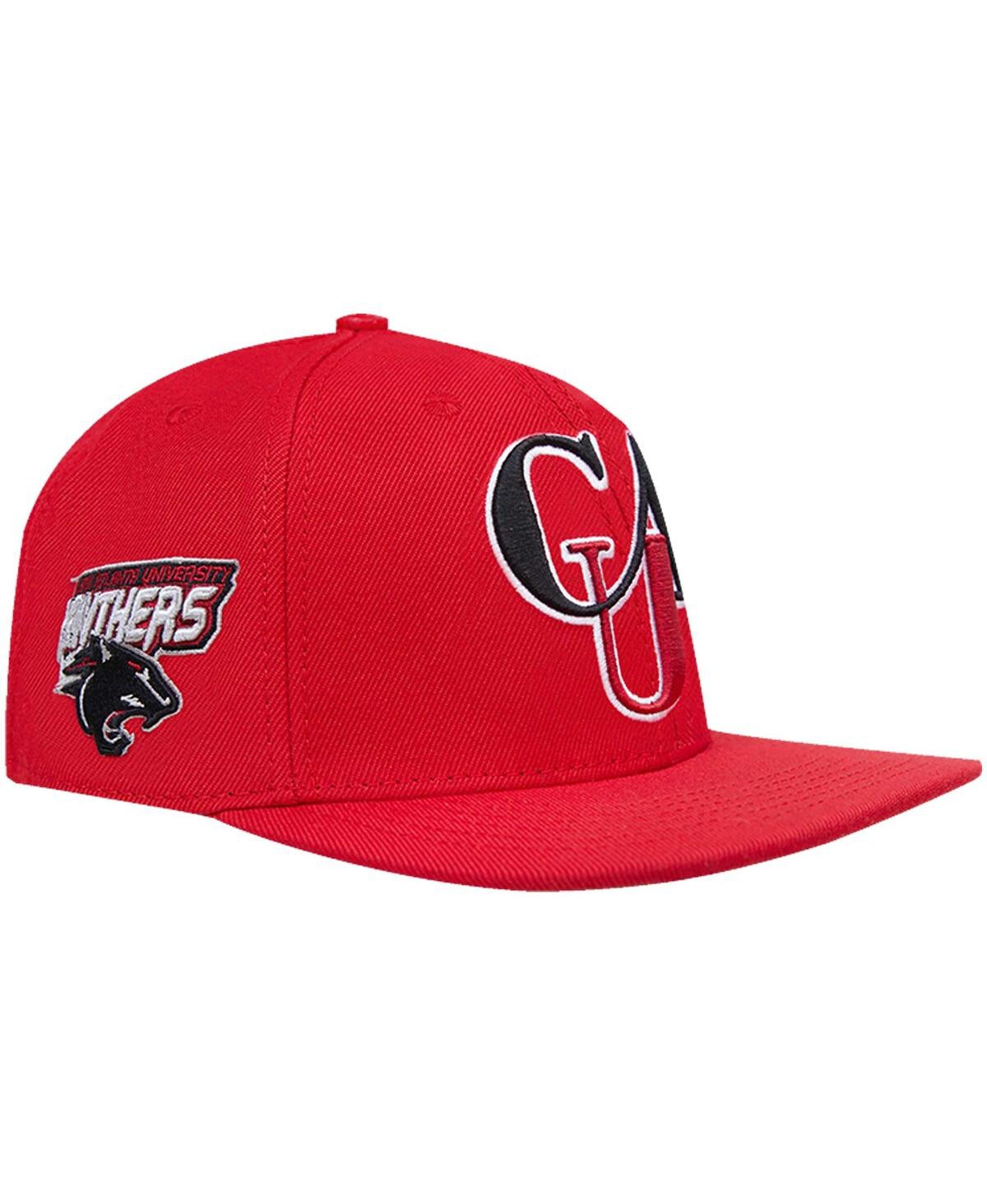 PRO STANDARD MEN'S PRO STANDARD RED CLARK ATLANTA UNIVERSITY PANTHERS EVERGREEN CAU SNAPBACK HAT 
