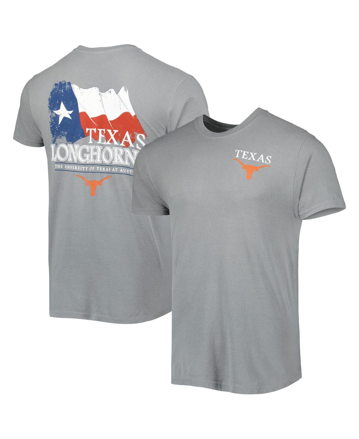 Shop Image One Men's Gray Texas Longhorns Hyperlocal Flying T-shirt