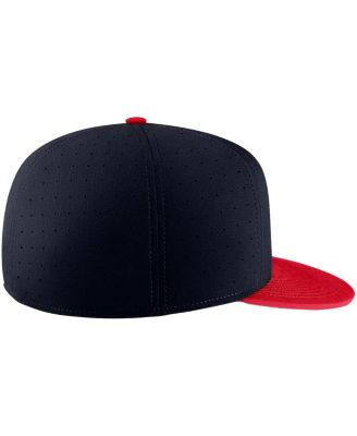 Men's Black Illinois Fighting Illini Aero True Baseball Performance Fitted Hat