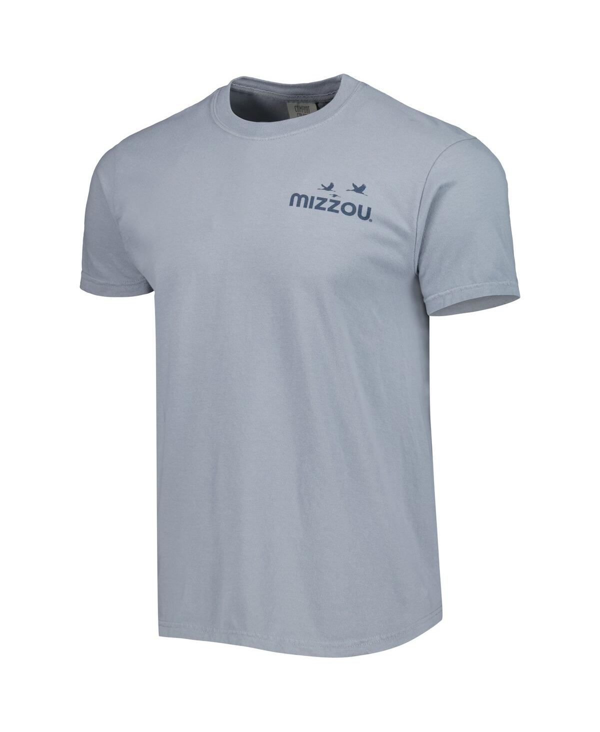 Shop Image One Men's Gray Missouri Tigers Lake Life Comfort Color T-shirt