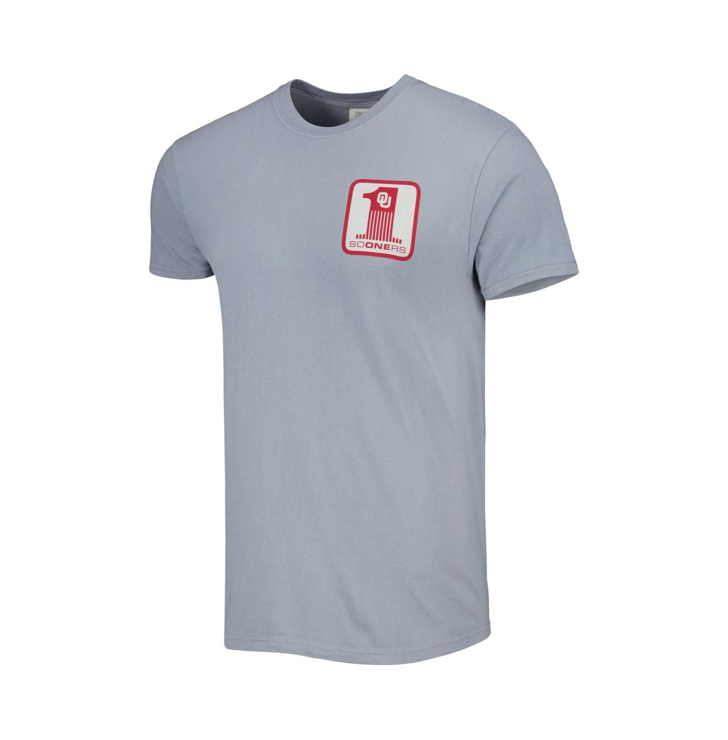 Мужская футболка Image One Graphite Oklahoma Sooners Vault State Comfort — фото 3