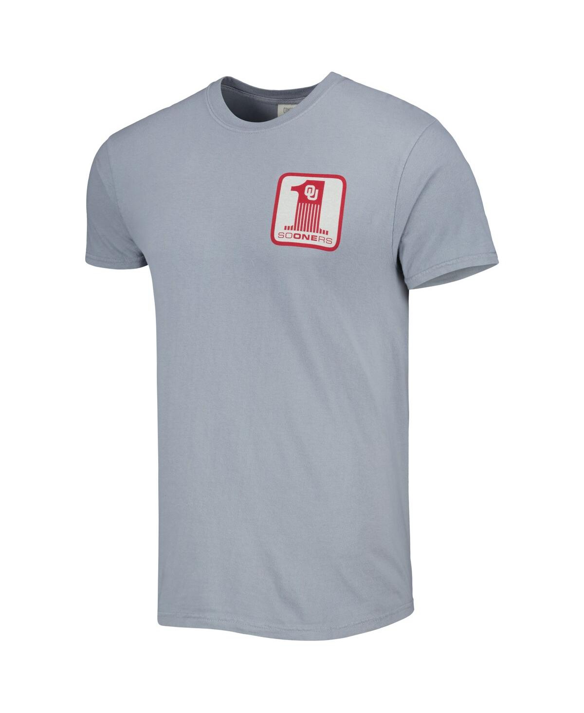 Shop Image One Men's Graphite Oklahoma Sooners Vault State Comfort T-shirt