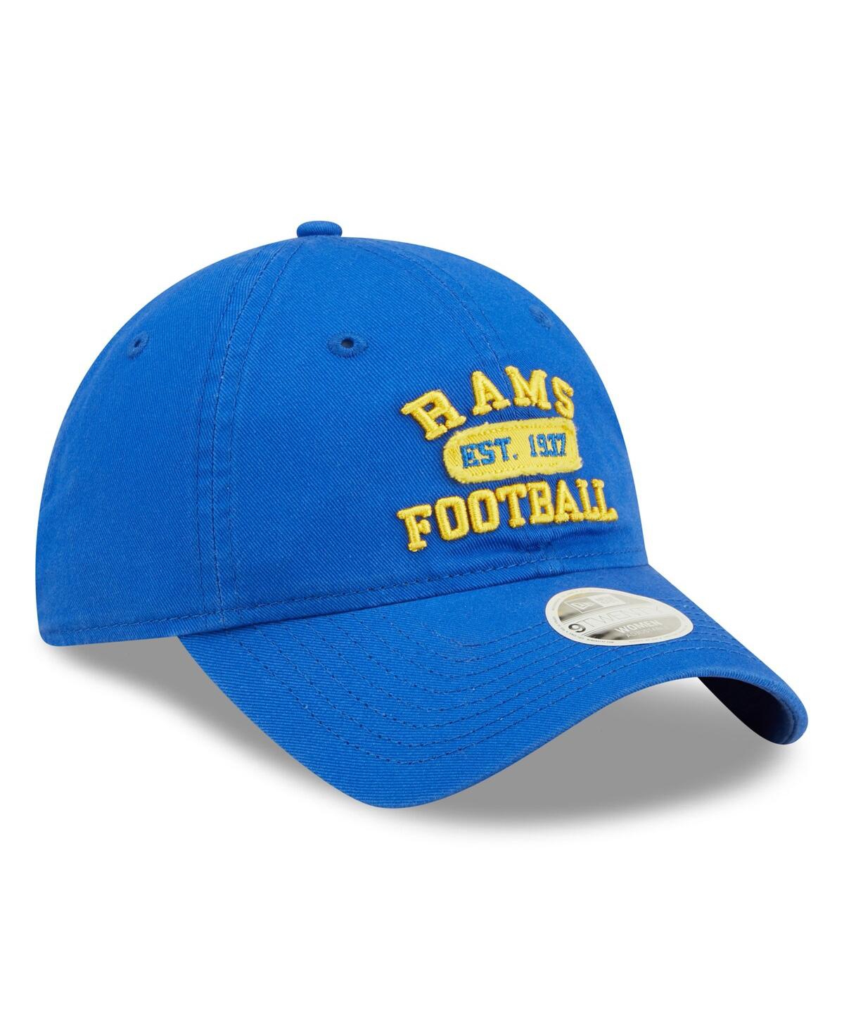 New Era Royal Los Angeles Rams Formed 9twenty Adjustable Hat In Royal