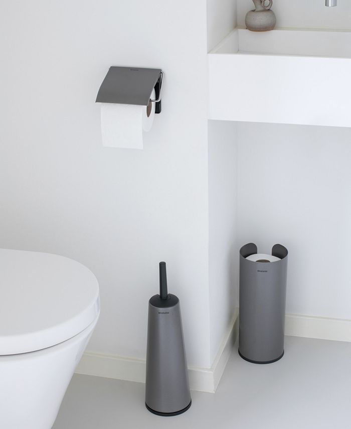 Brabantia Renew Toilet Accessory Set of 3 Toilet Brush and Holder