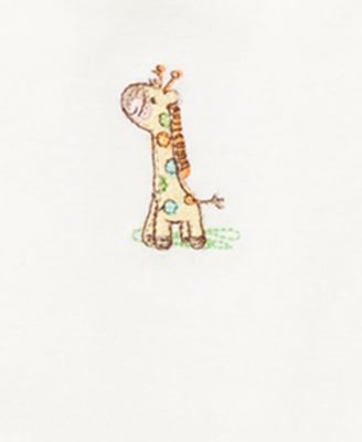 Baby Boys or Baby Girls Giraffe Bodysuits, Pack of 3