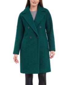 BCBGeneration Women s Double Breasted Boucl Walker Coat Macy s