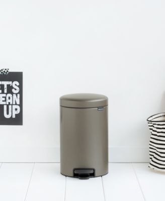 New Icon Step on Trash Can, 3.2 Gallon, 12 Liter