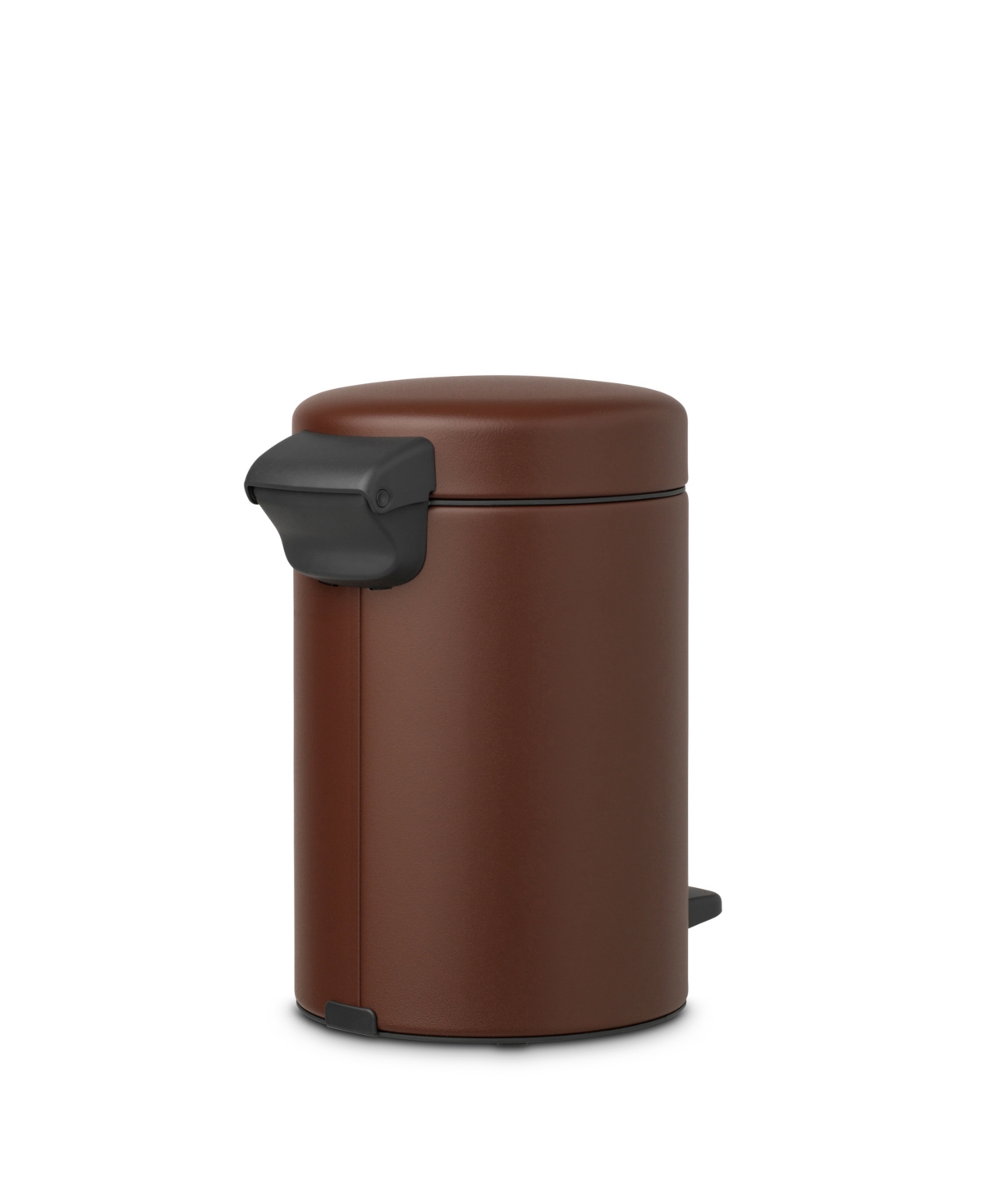 Shop Brabantia New Icon Step On Trash Can, 0.8 Gallon, 3 Liter In Mineral Cosy Brown