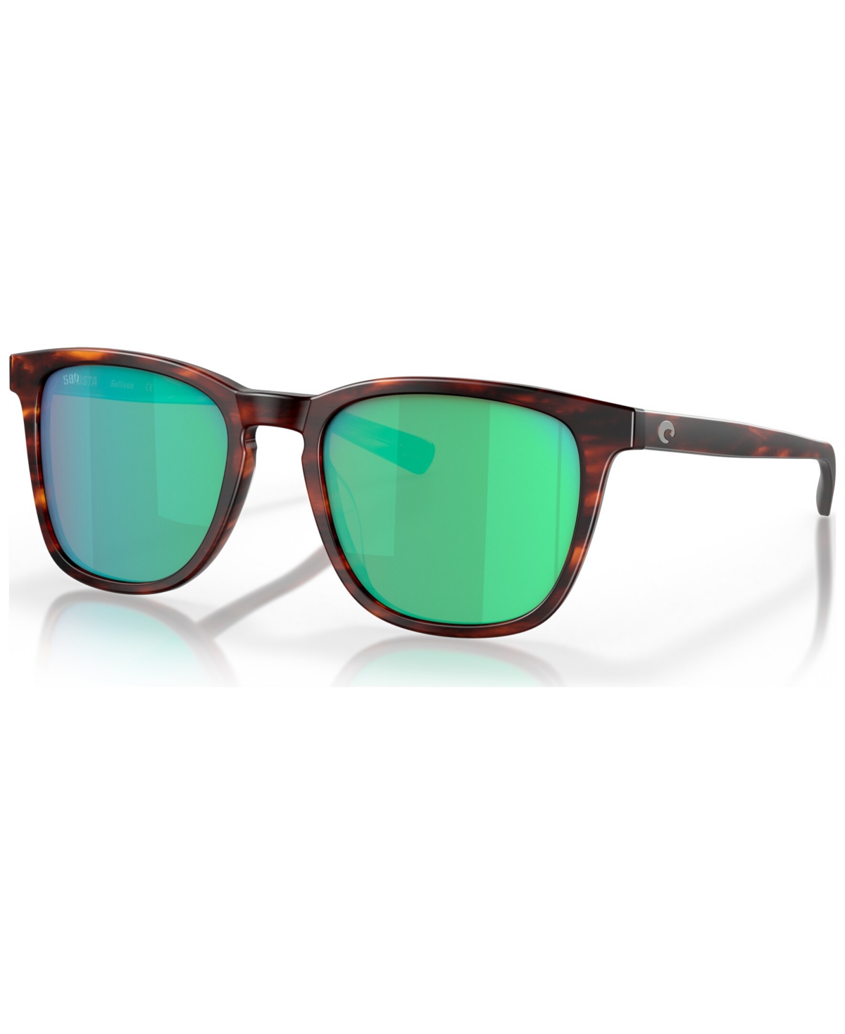Costa Del Mar Unisex Polarized Sunglasses, Sullivan In Matte Tortoise