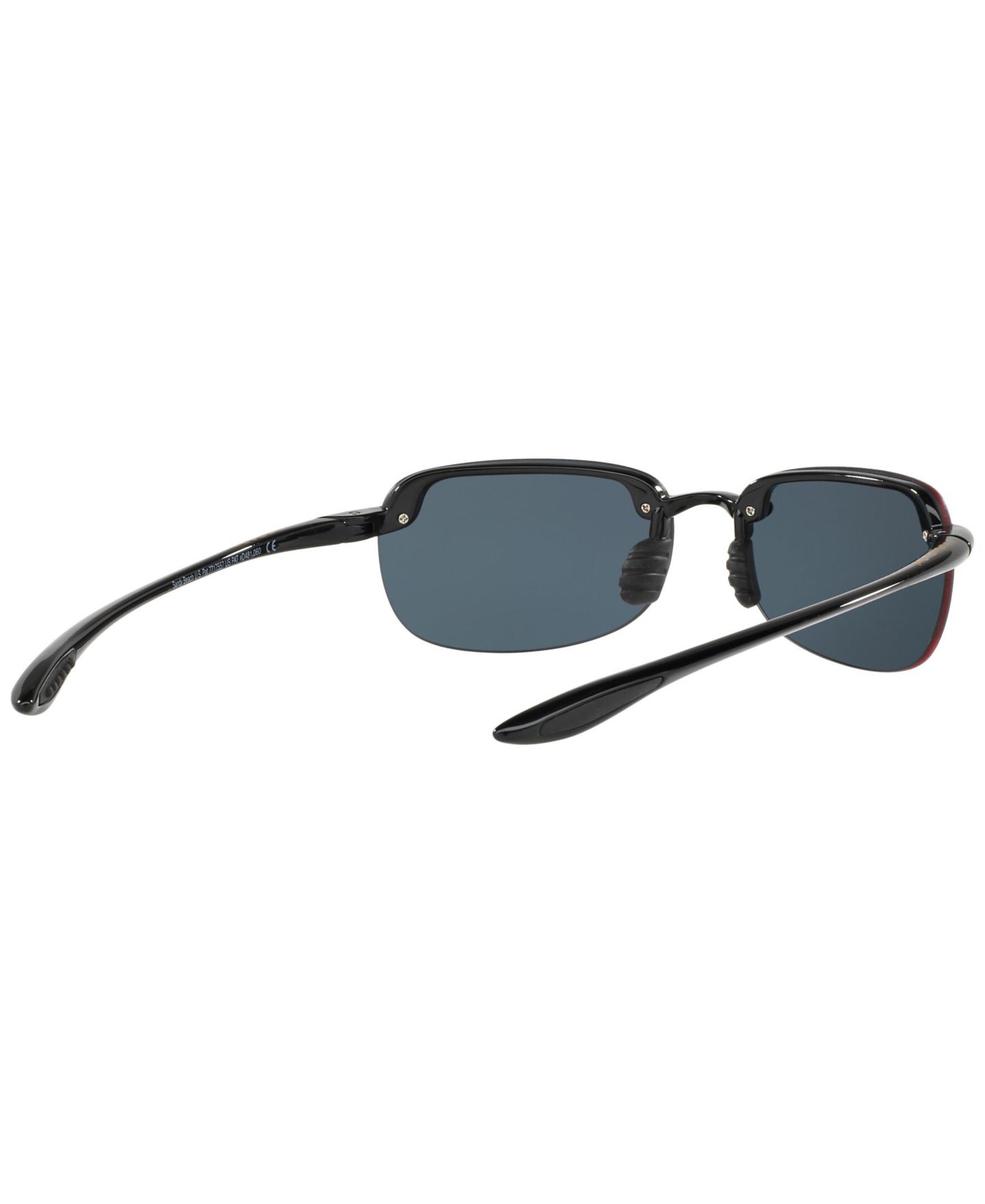 Солнцезащитные очки Maui Jim Unisex Polarized Sunglasses, Sandy Beach, цвет: Чёрный серый — фото 8