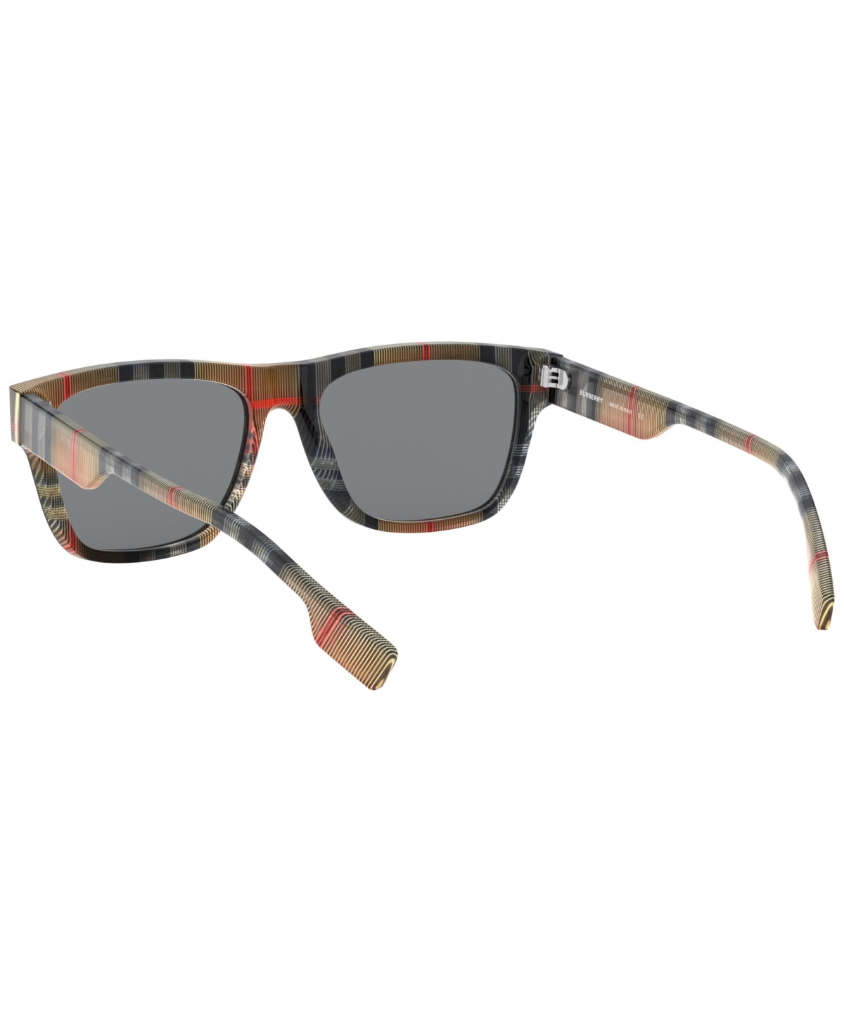 Burberry Men's Sunglasses, Be4293 In Top Black On Vintage-like Check