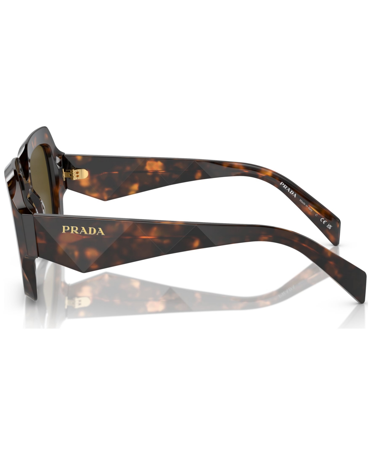 Shop Prada Women's Sunglasses, Pr 28zs In Sage,honey Tortoise