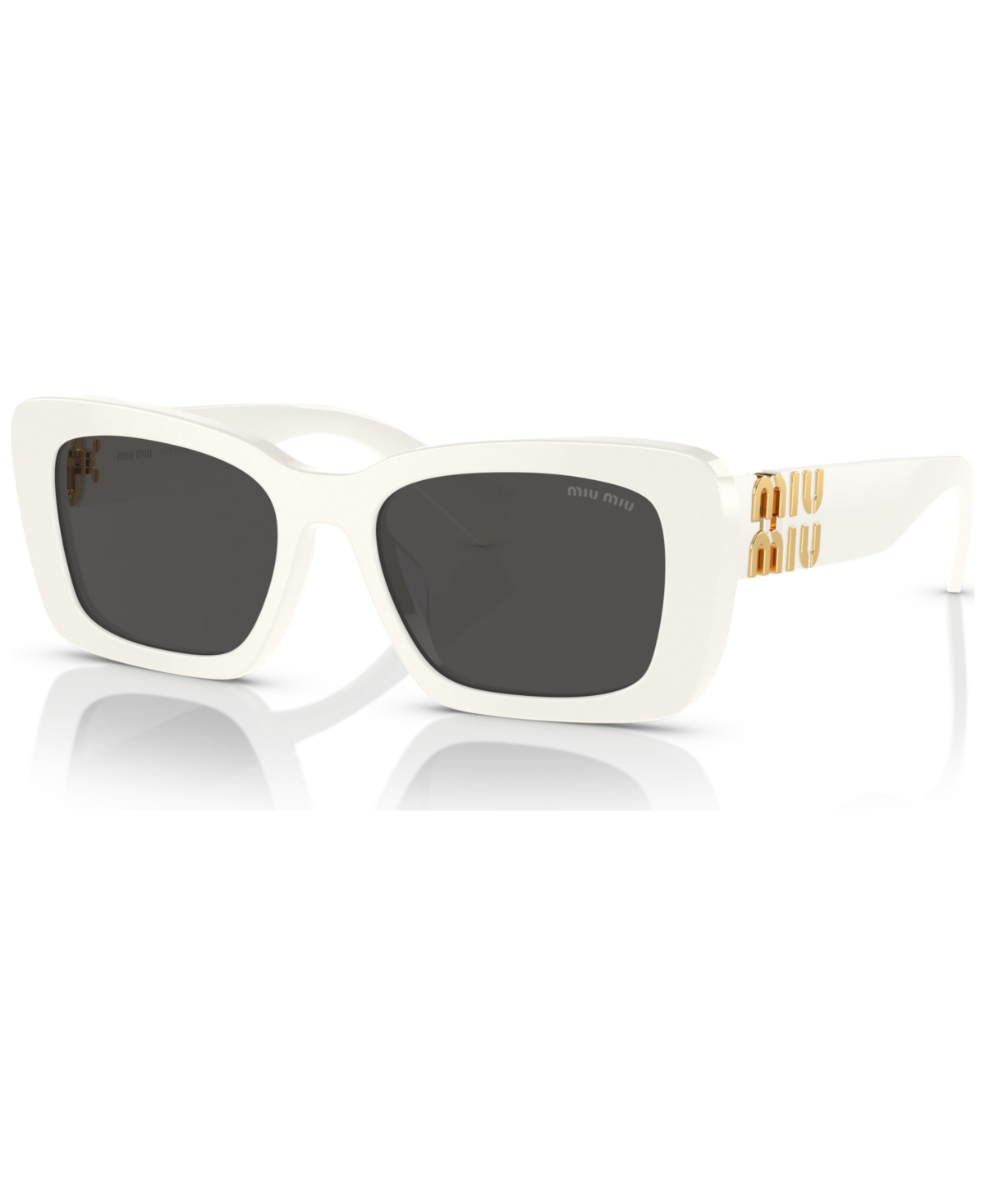 Miu Miu Women's Sunglasses, Mu 07ys In White
