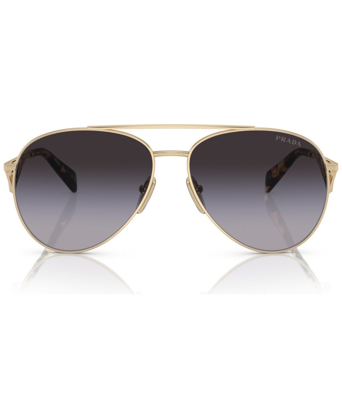 Shop Prada Women's Sunglasses, Pr 73zs In Pale Gold-tone