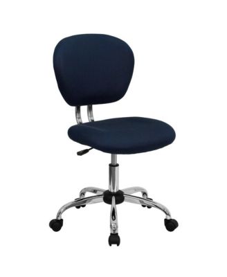 EMMA + OLIVER  Mid-Back Mesh, Padded, Chrome   Swivel, Ergonomic  Task Office Chair