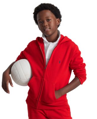 8-20 Boys' Cotton Fleece Zip Up Hoodie