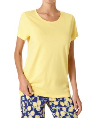 Hue - Women's Short-Sleeve Scoop-Neck Pajama Top