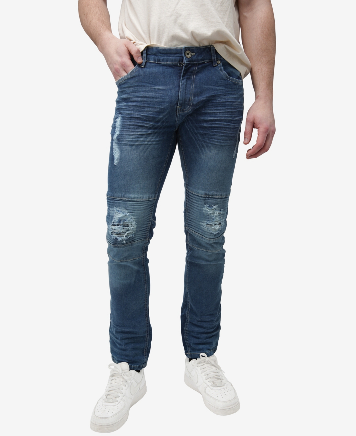 X-ray Men's Regular Fit Jeans In Medium Wash