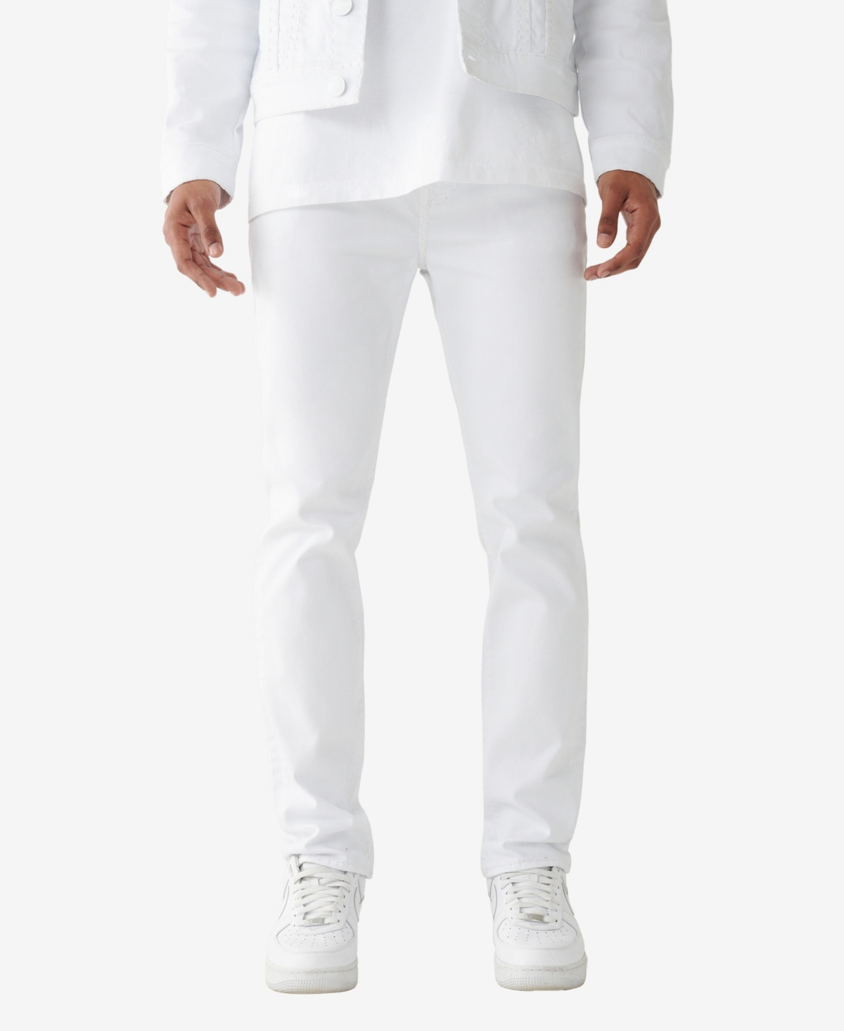 True Religion Rocco Super T Skinny-leg Jeans In White