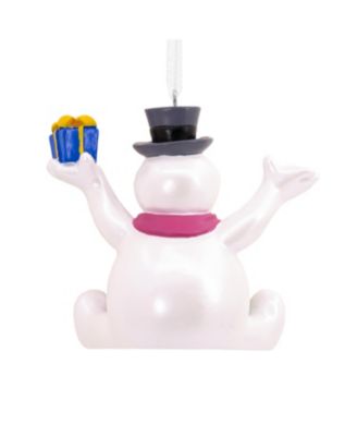 Christmas Ornament Frosty the Snowman with Presents