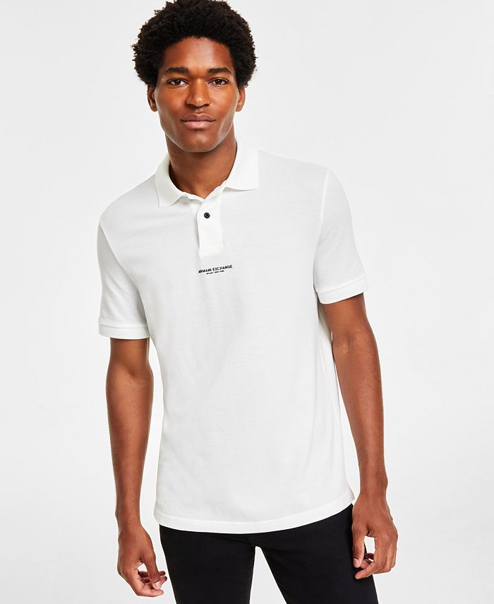 A|X Armani Exchange Men's 91 Short-Sleeve Polo Shirt - Macy's