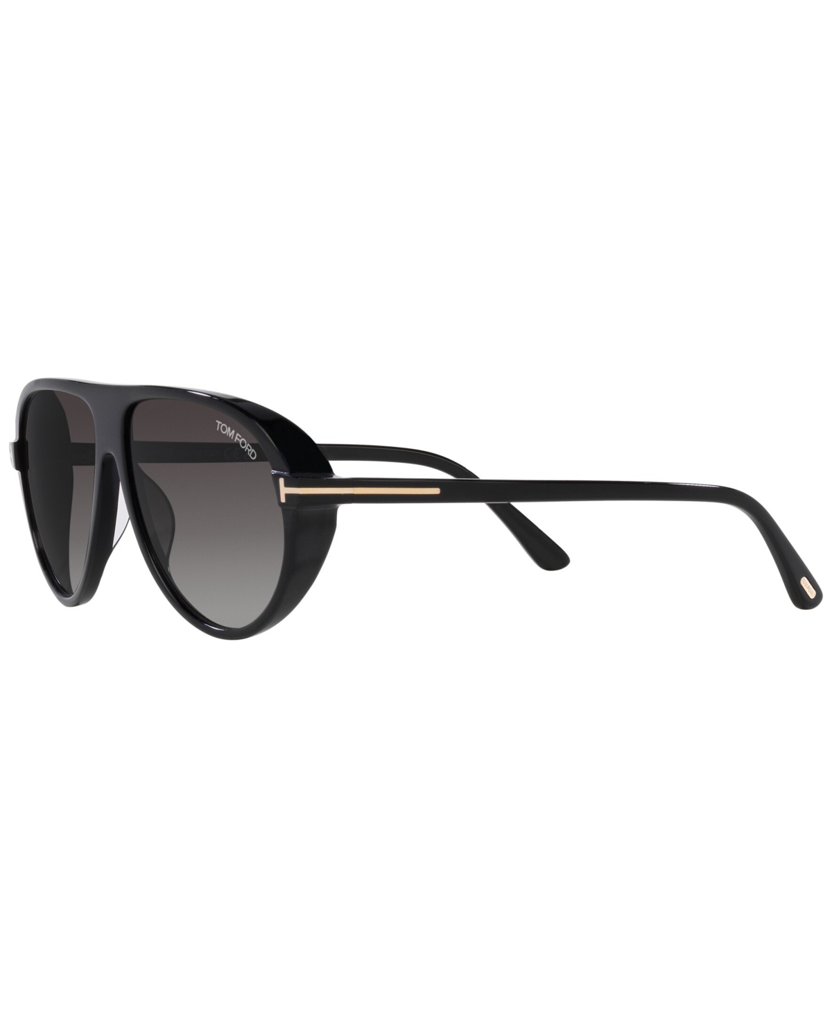 Shop Tom Ford Men's Sunglasses, Marcus In Shiny Black