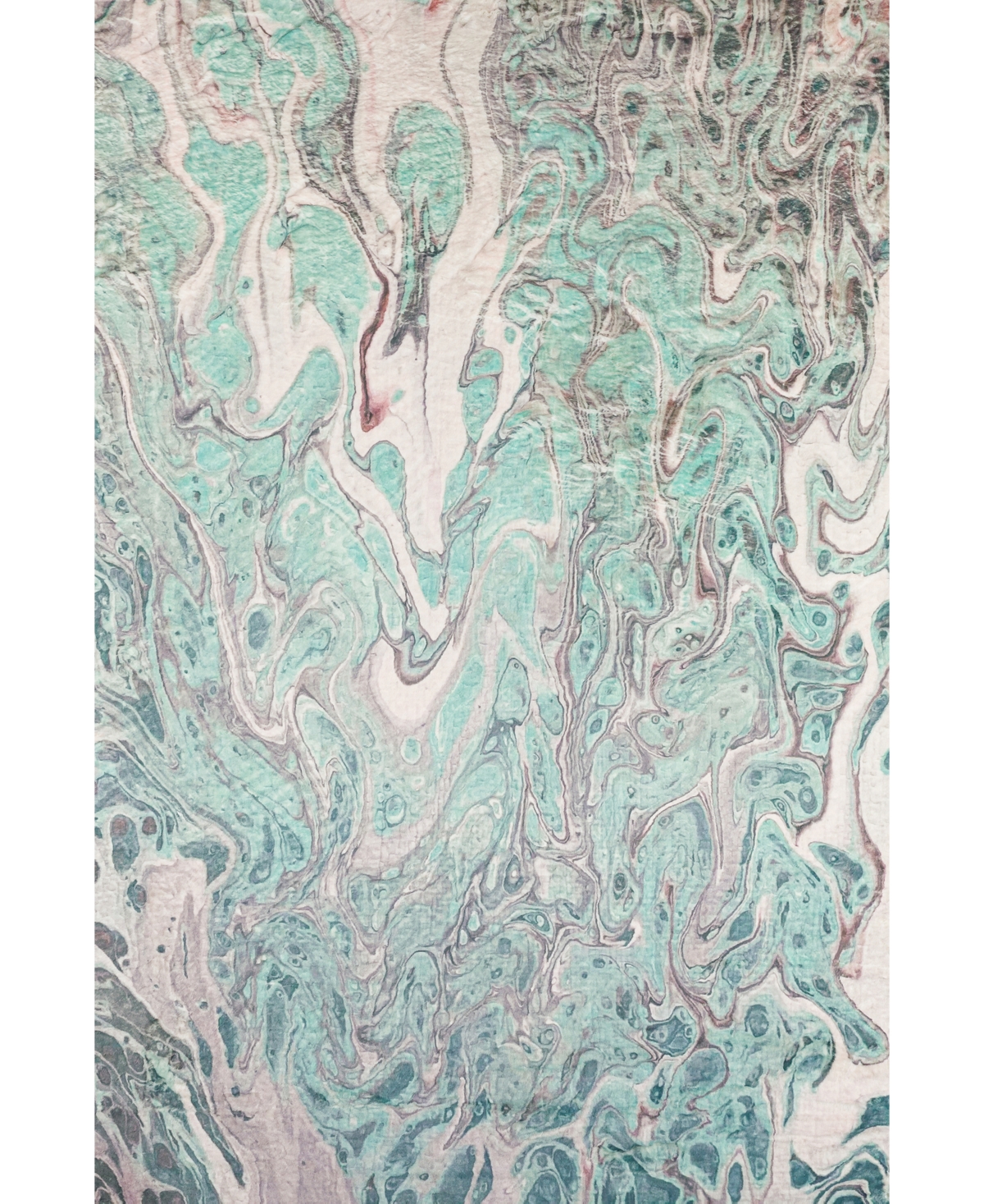 D Style Splash Spl9 3' X 5' Area Rug In Mint