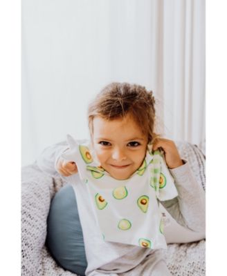 Baby Silky Soft Lovey Security Blanket With Top Plush Toy, Avocado