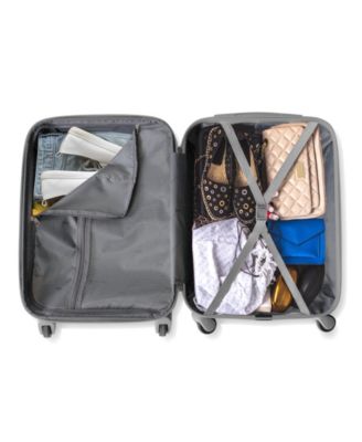 Varsity 2-Piece Carry-On Hardside Cosmetic Luggage Set