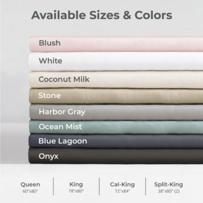 Cariloha Resort Viscose King Sheet Set, 400-Thread