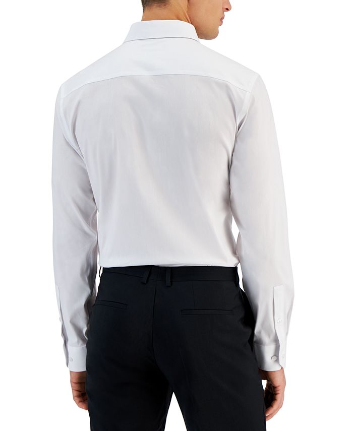 Alfani Men's Slim-Fit Formal Bib-Front Dress Shirt, Created for Macy's ...